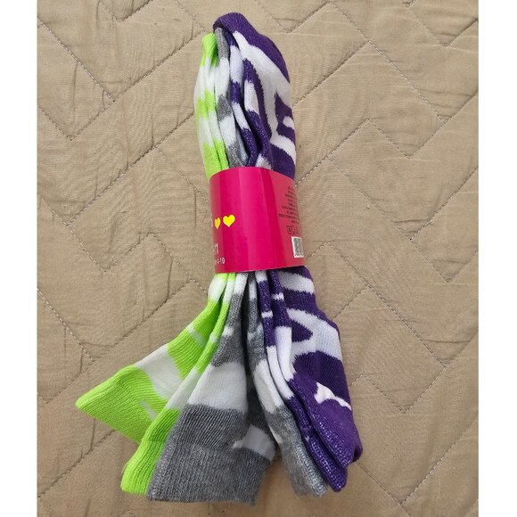 Women's Ankle Socks, Zebra Print, 3-pack - Picture 3 of 5